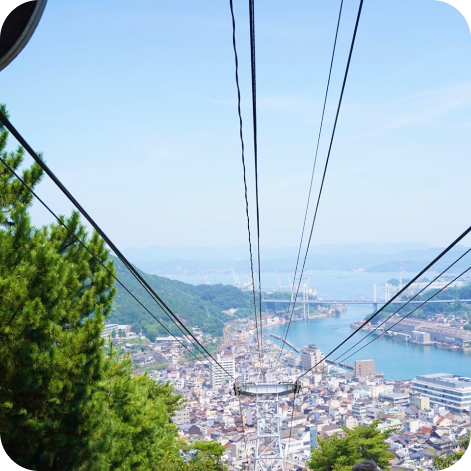 リフトから見える景色の画像