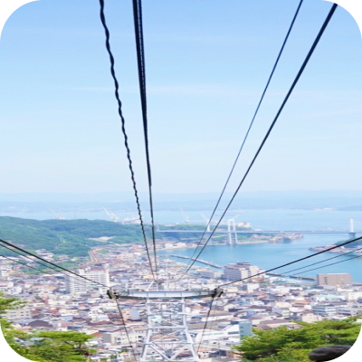 リフトから見える景色の画像